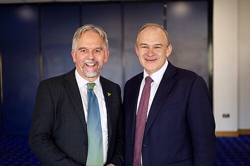 David Nicholl and Ed Davey