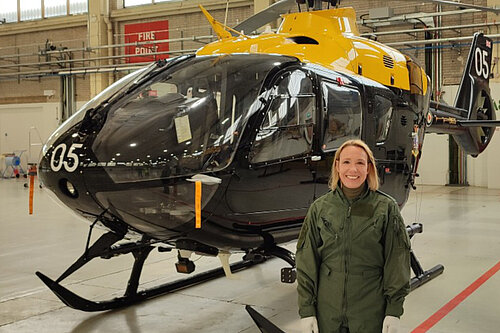 Helen at RAF Shawbury