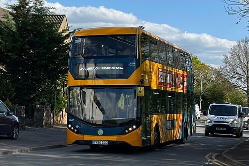 The Y6 Bus in Frampton Cotterell