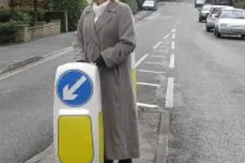 Sue Smith succeeded in getting a temporary Speed Checker for York Road