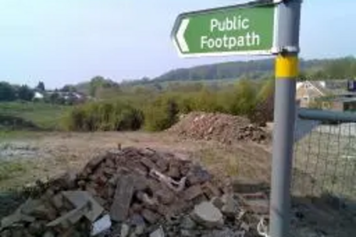 Public Footpath sign