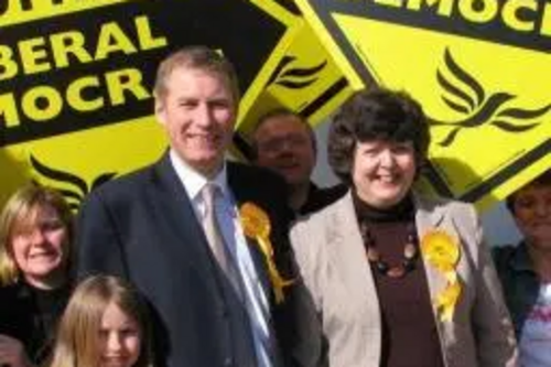 Cllr Linda Gorn with Nicol Stephen MSP