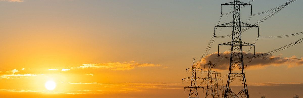 Pylons at Bicker Fen